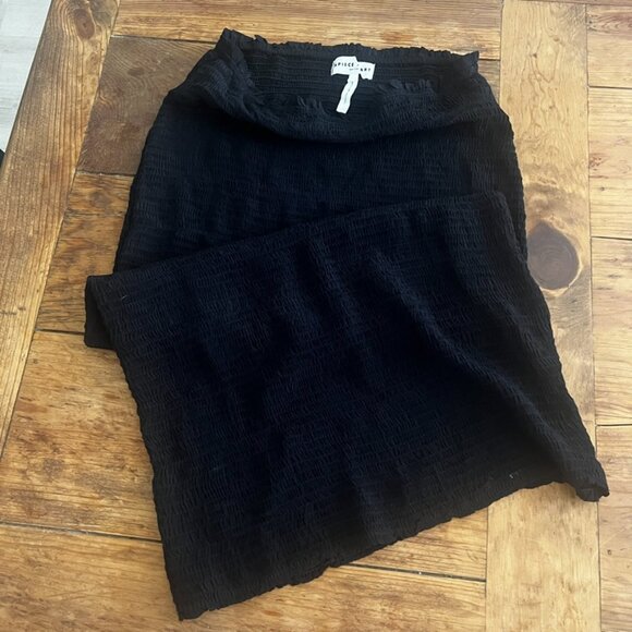 A PIERCE APART NEW YORK Black A-Line Skirt - Picture 2 of 9